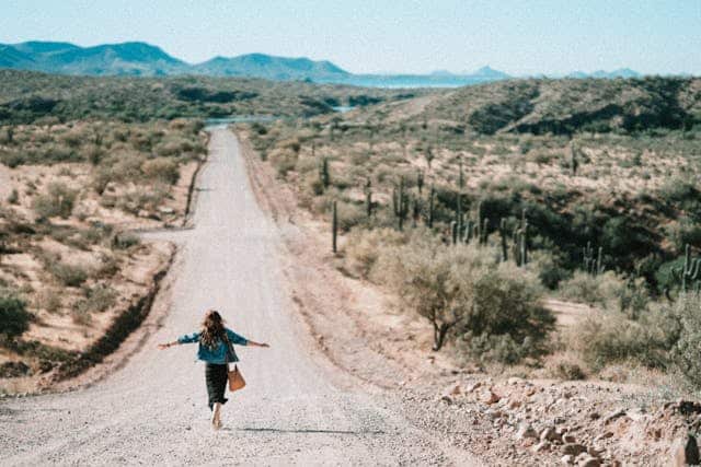 dirt road in Arizona