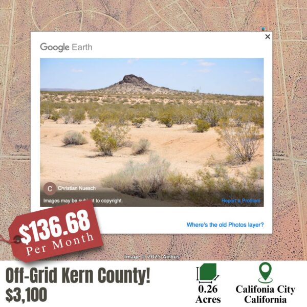 Cheap Kern County land