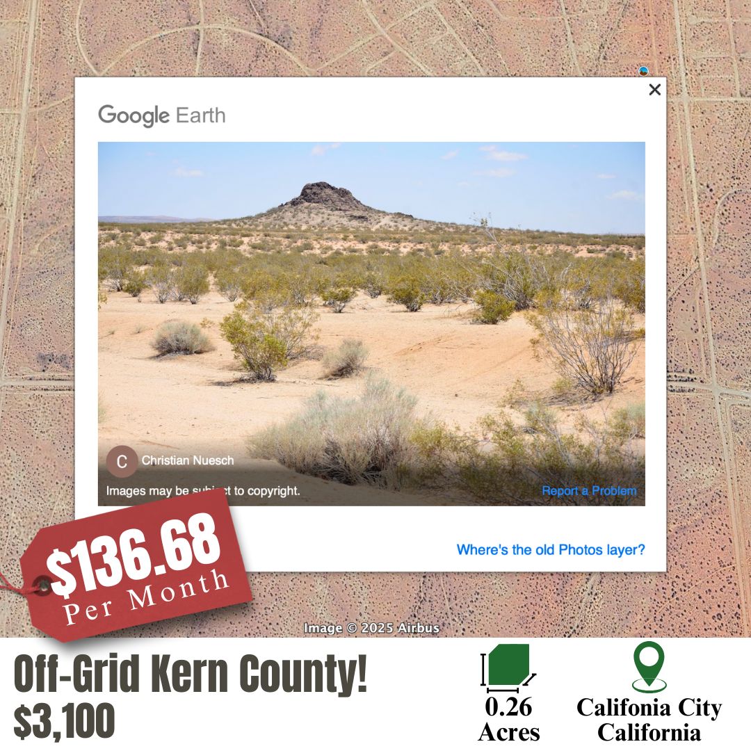 Cheap Kern County land