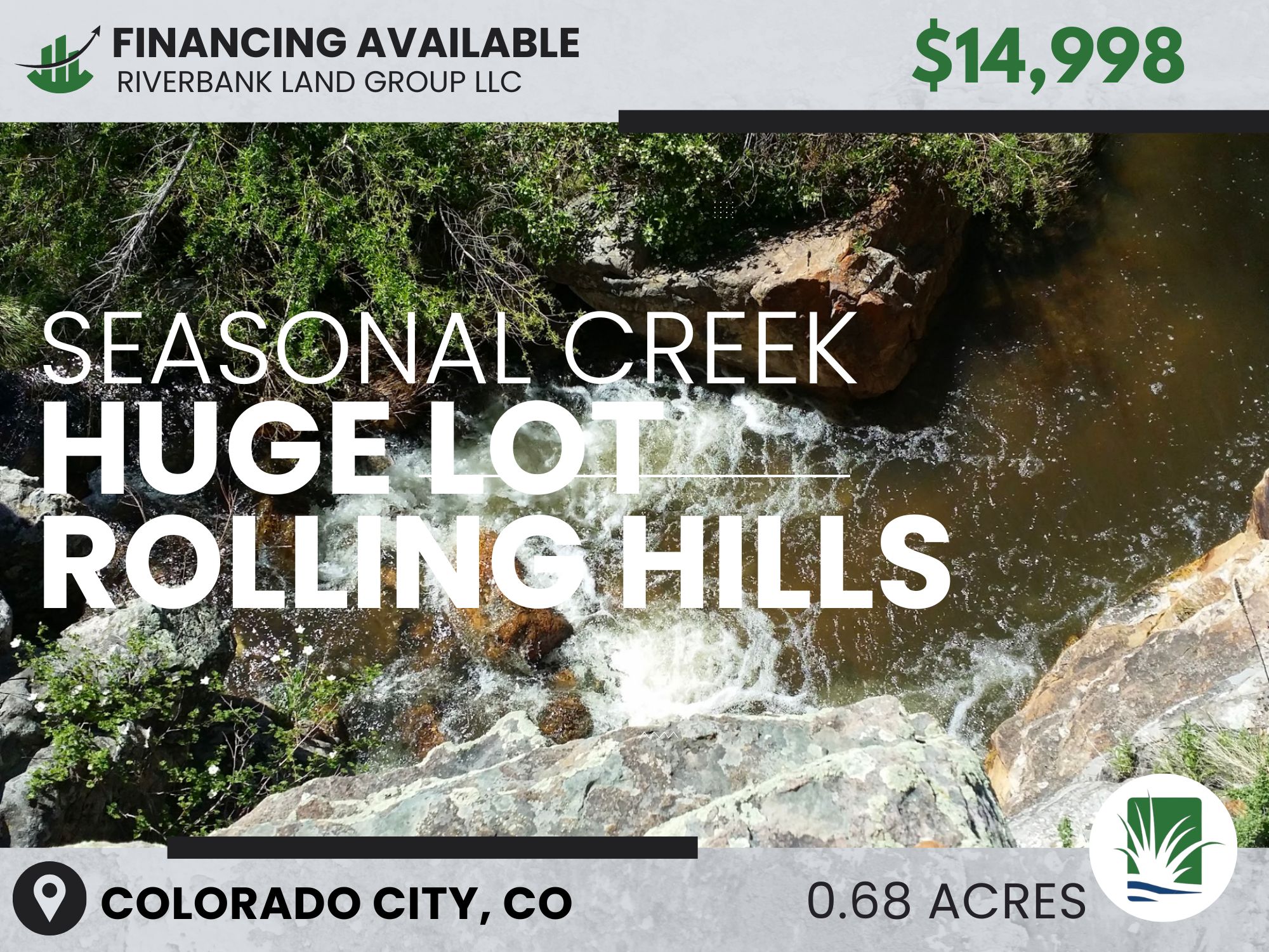 Land For Sale in America 9 Creekside Lot w/ Views