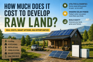 how much to develop raw land