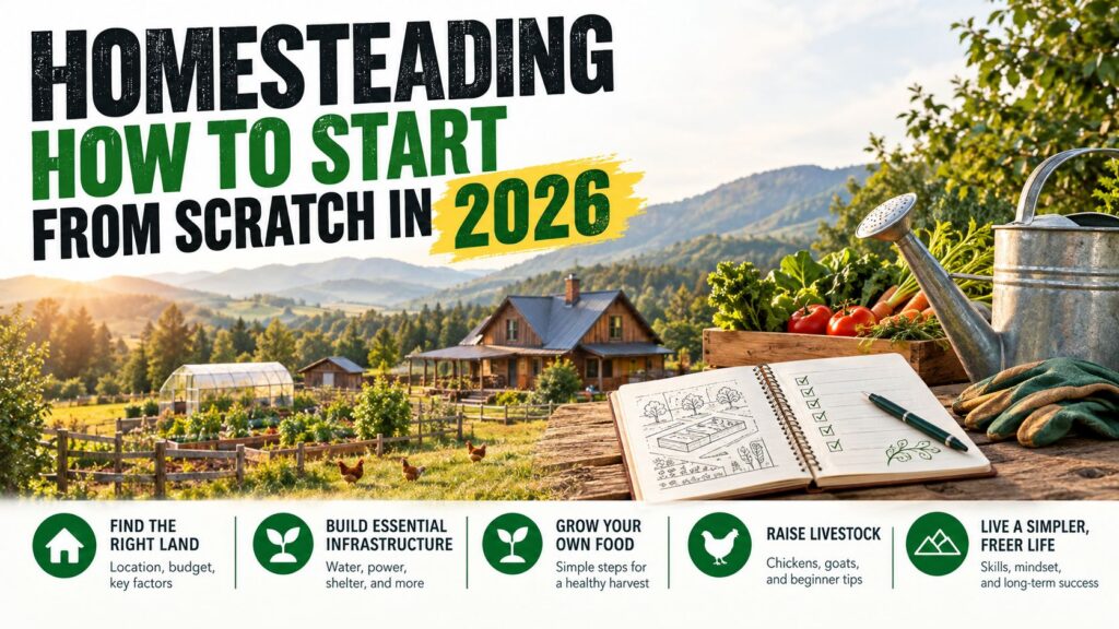 Homesteading How to Start from Scratch in 2026 7 LandZero
