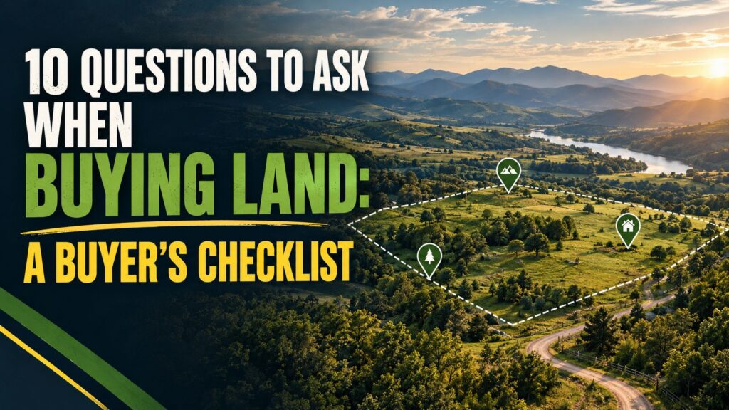 10 Questions to Ask When Buying Land: A Buyer’s Checklist